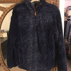 Simply southern cozy Sherpa pullover